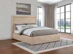 Home & Sleep Outlet - Lawson 54-inch Upholstered Eastern King Platform Bed Saddle