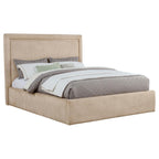 Home & Sleep Outlet - Lawson 54-inch Upholstered Eastern King Platform Bed Saddle