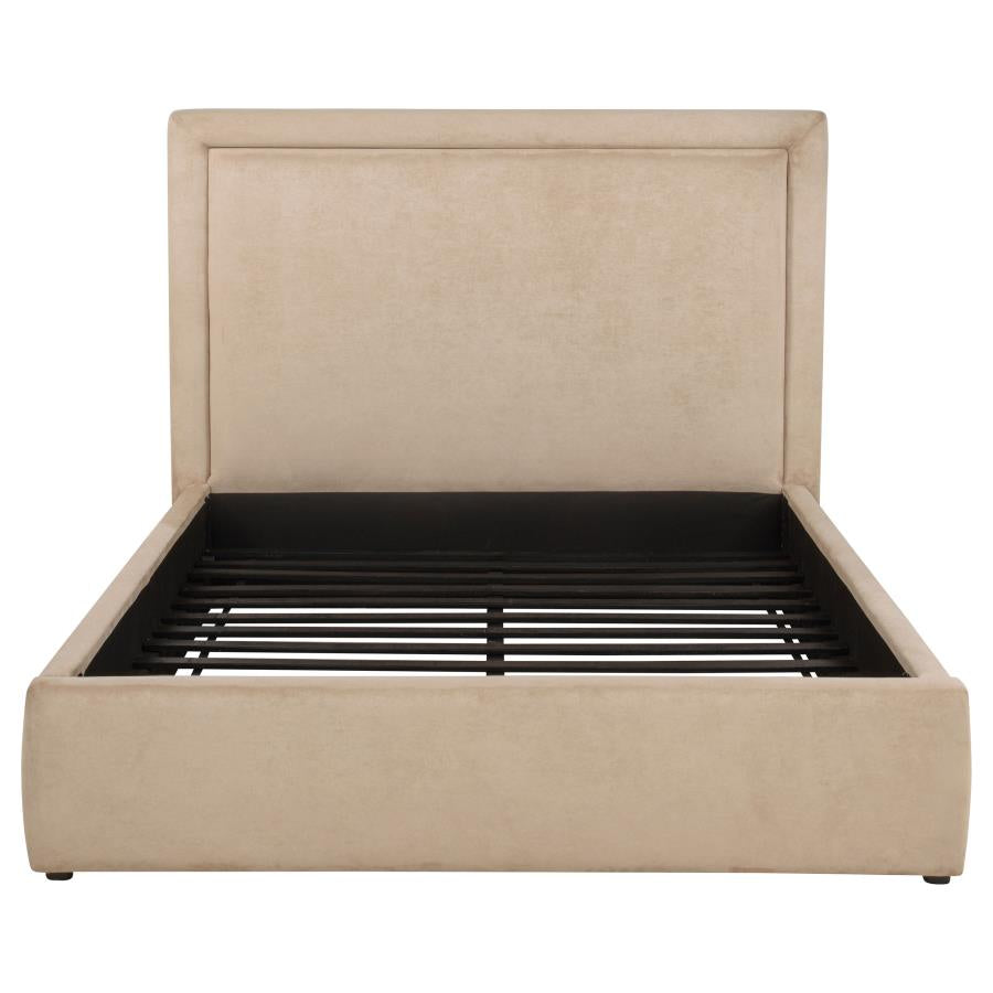 Home & Sleep Outlet - Lawson 54-inch Upholstered Eastern King Platform Bed Saddle