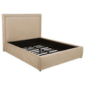 Home & Sleep Outlet - Lawson 54-inch Upholstered Queen Platform Bed Light Saddle