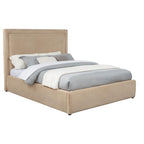 Home & Sleep Outlet - Lawson 54-inch Upholstered Queen Platform Bed Light Saddle