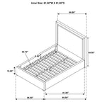 Home & Sleep Outlet - Lawson 54-inch Upholstered Queen Platform Bed Light Saddle