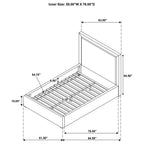 Home & Sleep Outlet - Lawson 54-inch Upholstered Full Panel Platform Bed Mushroom