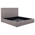 Home & Sleep Outlet - Lawson 54-inch Upholstered Eastern King Platform Bed Mushroom