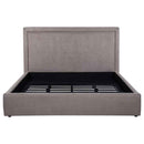 Lawson 54-inch Upholstered Eastern King Platform Bed Mushroom