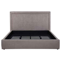 Lawson 54-inch Upholstered Eastern King Platform Bed Mushroom