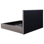 Home & Sleep Outlet - Lawson 54-inch Upholstered Eastern King Platform Bed Mushroom