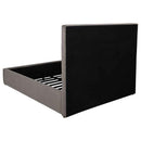 Lawson 54-inch Upholstered Queen Platform Bed Mushroom