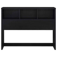 Westpark 49-inch Queen Bookcase Headboard Black