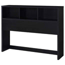 Westpark 49-inch Queen Bookcase Headboard Black