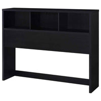 Westpark 49-inch Queen Bookcase Headboard Black