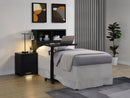 Westpark 49-inch Twin Bookcase Headboard Black