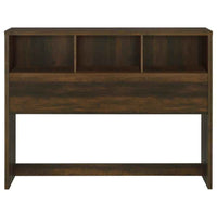 Westpark 49-inch Queen Bookcase Headboard Dark Pine