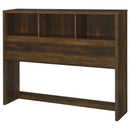 Westpark 49-inch Queen Bookcase Headboard Dark Pine