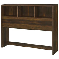 Westpark 49-inch Queen Bookcase Headboard Dark Pine