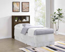 Westpark 49-inch Twin Bookcase Headboard Dark Pine