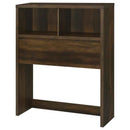 Westpark 49-inch Twin Bookcase Headboard Dark Pine
