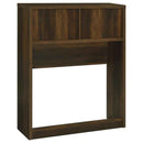 Westpark 49-inch Twin Bookcase Headboard Dark Pine