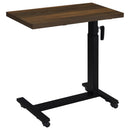 Westpark Height Adjustable Mobile Bedroom C-Table Dark Pine