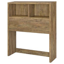 Westpark 49-inch Twin Bookcase Headboard Mango