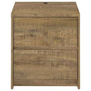 Westpark 2-drawer Nightstand LED Lights and USB Mango