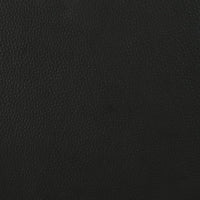 Medley Genuine Leather Queen Panel Platform Bed Black