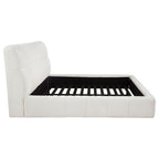 Home & Sleep Outlet - Nollet 48-inch Upholstered Eastern King Platform Bed Cream
