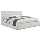 Home & Sleep Outlet - Nollet 48-inch Upholstered California King Platform Bed Cream