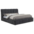 Home & Sleep Outlet - Nollet 48-inch Upholstered California King Platform Bed Grey