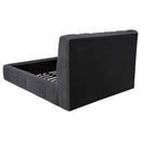 Nollet 48-inch Upholstered Queen Panel Platform Bed Grey