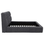 Home & Sleep Outlet - Nollet 48-inch Upholstered Queen Panel Platform Bed Grey