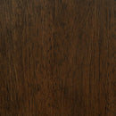 Baldacci Upholstered California King Platform Bed Curry and Walnut