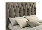 Home & Sleep Outlet - Delsea Upholstered Eastern King Platform Bed Light Brown