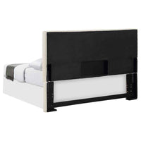 Pirro Upholstered King Panel Headboard Sand