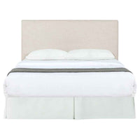 Pirro Upholstered Queen or Full Panel Headboard Sand
