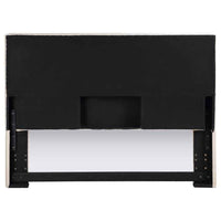 Pirro Upholstered Queen or Full Panel Headboard Sand