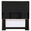 Pirro Upholstered Twin Panel Headboard Sand
