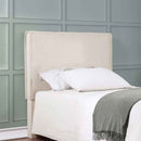 Izzy Upholstered Twin Panel Headboard Sand
