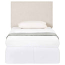 Izzy Upholstered Twin Panel Headboard Sand