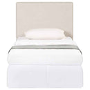 Kosmo Upholstered Twin Panel Headboard Sand