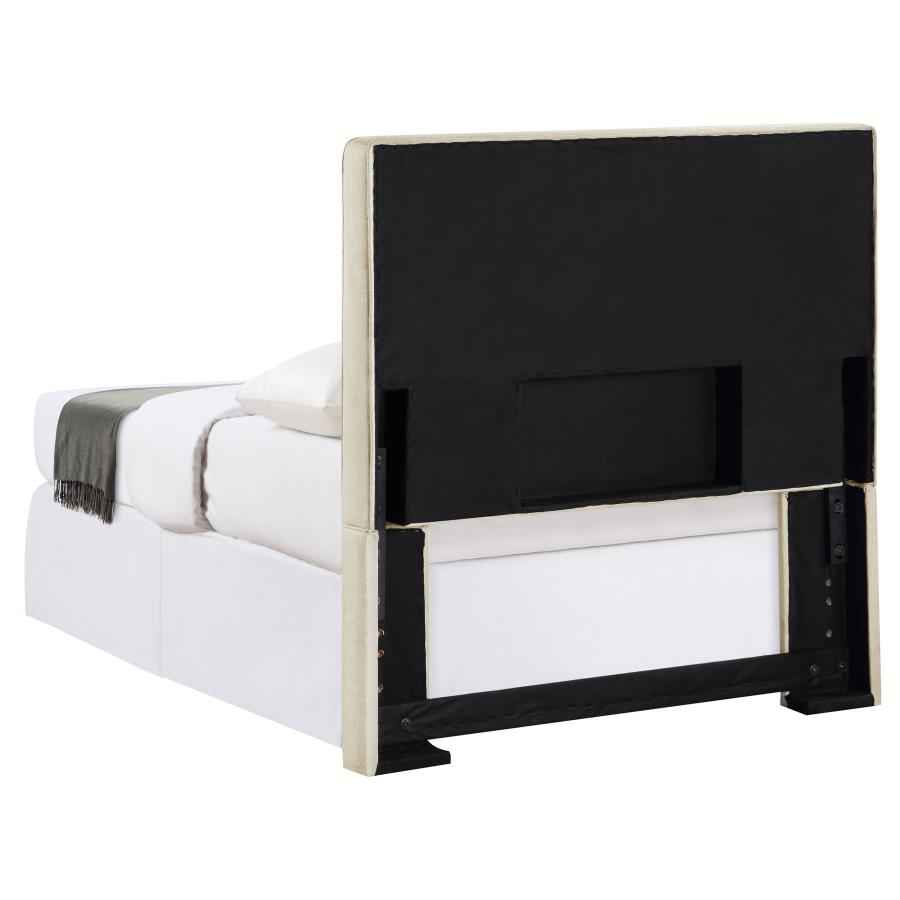 Kosmo Upholstered Twin Panel Headboard Sand
