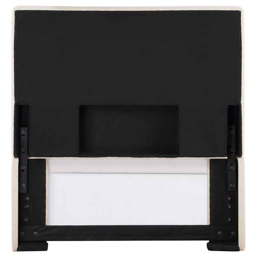 Kosmo Upholstered Twin Panel Headboard Sand