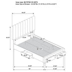 Home & Sleep Outlet - Wheatland 4-drawer Upholstered Queen Storage Bed Light Brown
