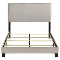 Boyd Upholstered Full Panel Bed Ivory