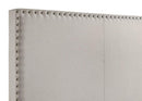 Boyd Upholstered Full Panel Bed Ivory