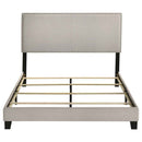 Boyd Upholstered Queen Panel Bed Ivory