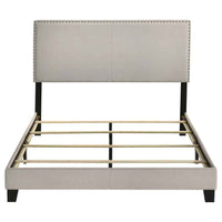 Boyd Upholstered Queen Panel Bed Ivory