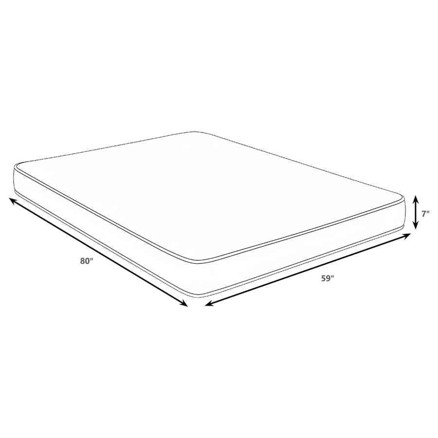 Kenyon 7-inch Queen Bamboo Cover Firm Foam Mattress