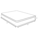 Sommet 13-inch Full Bamboo Euro Top Memory Foam Hybrid Mattress