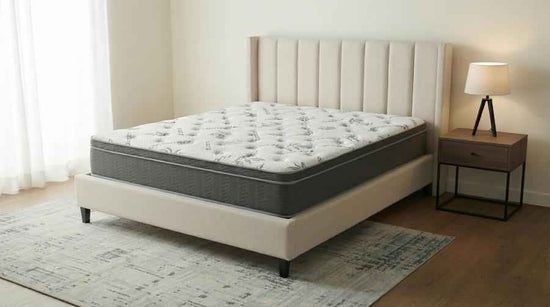 Sommet 13-inch Queen Bamboo Euro Top Memory Foam Hybrid Mattress